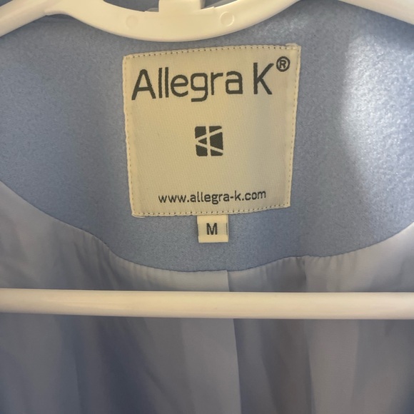 Allegra K Blue Coat Size M - Picture 3 of 4